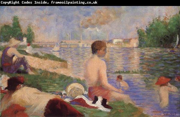 Georges Seurat Bathers